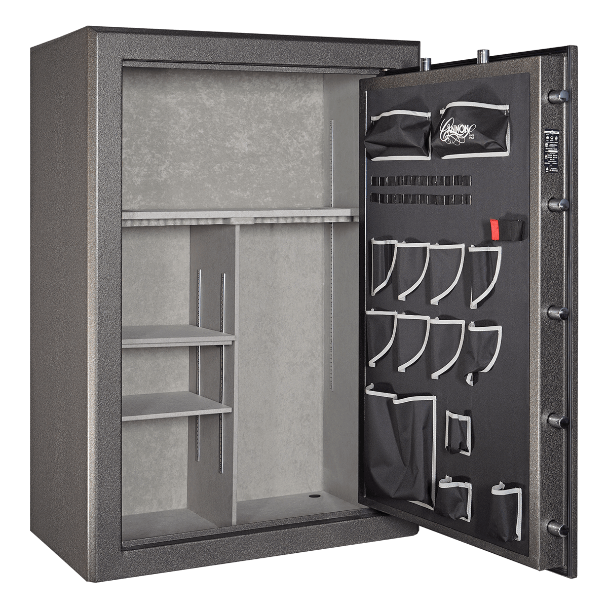 Cannon 64-Gun Fireproof Safe – Electronic Lock, Spacious 21.6 cu. ft., Elegant Hammertone Finish