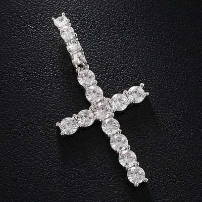 3.64CT Moissanite Cross Pendant