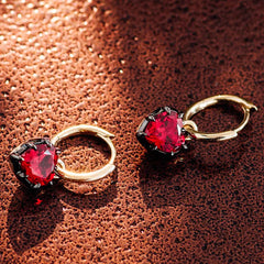Custom 10K–14K Gold Cushion-Cut Moissanite Halo Drop Earrings – Luxury Wedding Jewelry