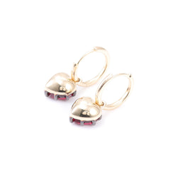 Custom 10K–14K Gold Cushion-Cut Moissanite Halo Drop Earrings – Luxury Wedding Jewelry