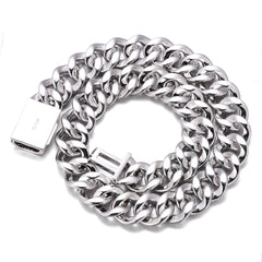 Cuban Link Bracelet 10K–18K Gold Moissanite  – 18mm Luxury Chain for Men