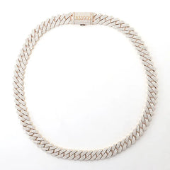 10K Gold 15mm Miami Cuban Link Chain – VVS Moissanite Choker Necklace for Men & Women