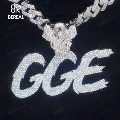 Custom Vvs Moissanite Chain 3D Pendant Iced Out Fine Jewelry