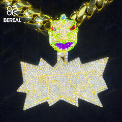 Custom Vvs Moissanite Chain 3D Pendant Iced Out Fine Jewelry