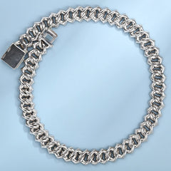 New Arrival Iced Out 18mm Hip Hop Cuban Link Silver 925 Heavy Gold VVS Moissanite Baguette Diamond Cuban Chains With GRA