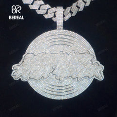 Custom Vvs Moissanite Chain 3D Pendant Iced Out Fine Jewelry