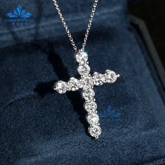 NEW Cross NecklaceFashion Jewelry Small Cross Pendant With Chain Necklace Simple Faith Jewelry Christmas Gift for Men Women