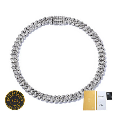 6mm 925 Sterling Silver VVS1 Moissanite Bracelet