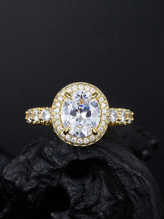 5ct Moissanite Sterling Silver 925 Ring