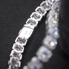 6mm Moissanite Tennis Bracelet 925 Sterling Silver