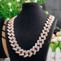 Provence Custom 925 Silver Miami Cuban Chain – VVS Moissanite Iced-Out  Necklace for Men & Women