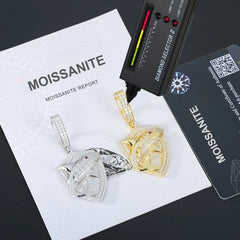 TUHE Unisex High Quality VVS1 Moissanite Iced Out Shark Pendant 18k electroplating For Men Women Hip Hop Jewelry Gift