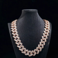 Provence Custom 925 Silver Miami Cuban Chain – VVS Moissanite Iced-Out  Necklace for Men & Women