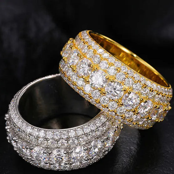 VVS1 Moissanite Silver Ring