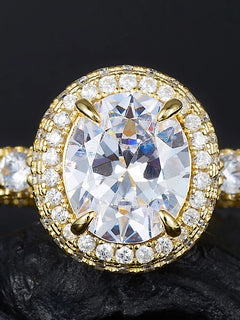 5ct Moissanite Sterling Silver 925 Ring