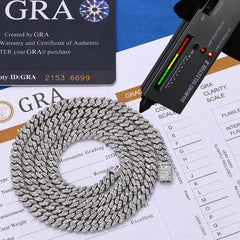 6mm 925 Sterling Silver VVS1 Moissanite Bracelet