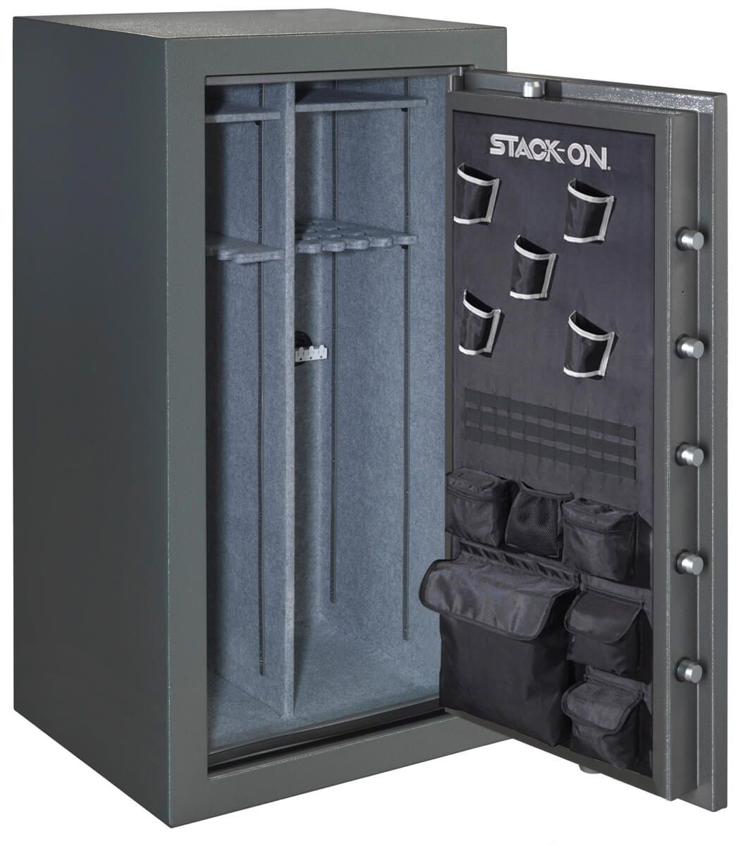 Heavy-Duty Stack-On 40-Gun Safe – Fireproof/Water Resistant with Digital Lock & Organizer
