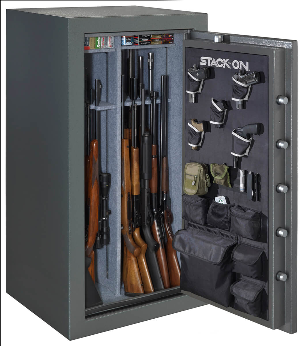 Heavy-Duty Stack-On 40-Gun Safe – Fireproof/Water Resistant with Digital Lock & Organizer